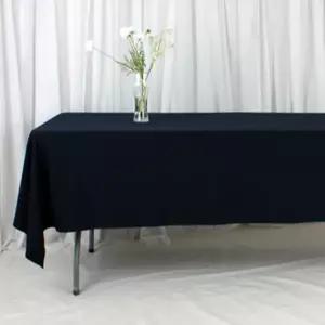 생활 방수 테이블보 두꺼운 복원력 행사용 대형 식탁보 전시회 다용도 무지 250x155