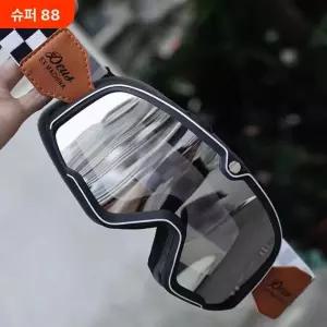 안경위에 쓰는 고글 블랙 오토바이 변색 까미노 선글라스 체크무늬 실버