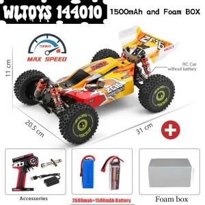 RC카 자동차 오토바이 모형 무선 조정 오프로드 드리프트 미니 포크레인 WLtoys 144010 V8 RC 자동차 브러