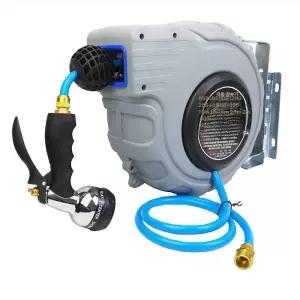 자동 호스릴 벽걸이 워터릴 정원 세차 급수 농업용 물호스 정리대