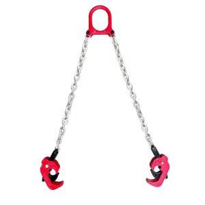 드럼 체인 집게 오일드럼 쿠사리 크레인 4발톱 이중사슬 일톤 대금 이송 리프트 1톤