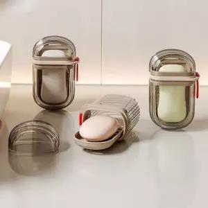 휴대용 비누 케이스 수영장 물빠짐 플라스틱 여행용 비누 케이스 이동용 위생 보관 물기제거 용품 방지