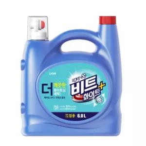 비트 화이트플러스 액체세제 겸용 본품 6L 1개