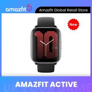 Amazfit Active 42mm 스마트 시계 5 위성 포지셔닝 시스템 Android IOS 전화 용 14 일 배터리 수명 Smartw