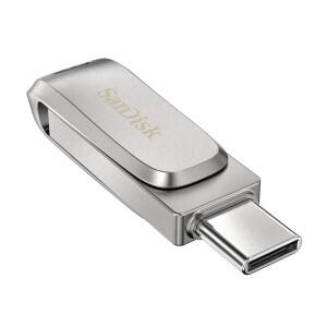 100%  샌디스크 USB 플래시 드라이브 C타입 OTG 3.1 메모리 스틱 메탈 U SDDDC4 32GB 64GB 128GB 256GB 512