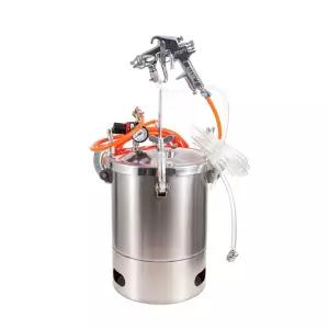 페인트 압송탱크 도장용 에어리스 스프레이건 뿜칠 전용탱크 후끼통 교반기