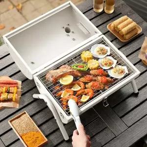 훈제 그릴 휴대용 숯불화로 캠핑용