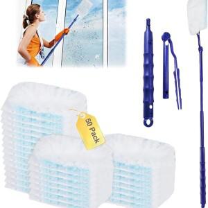 호환상품 연장형 폴 먼지 제거기 일회용 섬유 천 정전기 집진기 가정용 사무실 매직 더스터 CCD003