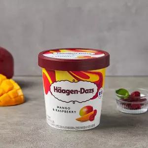[하겐다즈] 망고&라즈베리 473ml 파인트