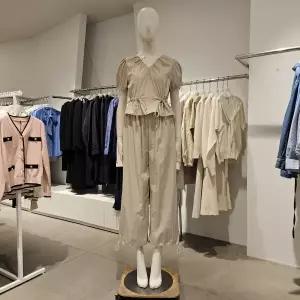 [대구백화점] [미센스]V넥블라우스&밴딩팬츠세트(MB59TPM302Y)