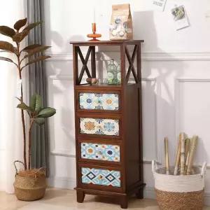 미니서랍장 원목 캐비넷 협탁 인테리어 틈새 세로 서랍 수납함 거실