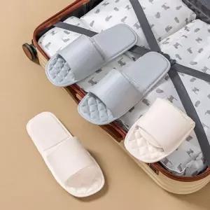기내용 기내 여행 여행용 접이식 호텔 실내화 슬리퍼