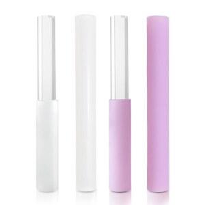 업셋 4개 싱잉볼 망치 세트에는 번들 포켓(화이트퍼플)이 있는 쿼츠 크리스탈 싱잉볼을 플레이할 수 견고하고 중공 아크릴 실리콘 고무 스트라이커 망치가 포함되어 있습니다