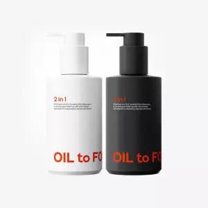 자민경 원스텝 클렌징 마유 크레마카발로 투인원 오일 투 폼  200mL x 2 (블랙+레드)