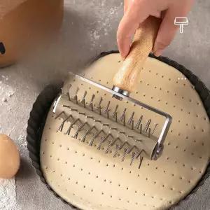 피자 도구 스텐 스파이크롤러 로라 주방 베이킹 파이