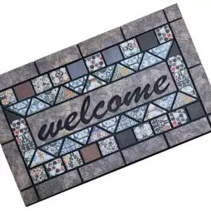 플로킹 인조양모 웰컴 현관매트 발매트 어서오세요 현관매트 발매트 도어매트 어서오세요 웰컴매트