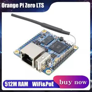Orange Pi Zero LTS 512MB RAM H3 쿼드 코어WiFi 안테나 포함 PoE OTG SPi Falsh OPI Zero LTS용 옵션 방열