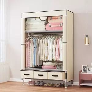 장롱 침실 천이불장 아이방 천커버 이불장 조립식 드레스룸 미니 간이 정리