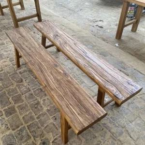 나무벤치 원목 긴의자 엔틱 카페 대기 빈티지 벤치