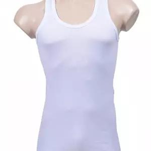 BYC 편한 순면 백색 남성 빅사이즈 런닝 메리야스