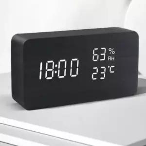 HD LED 음성컨트롤 루미너스 LED탁상시계 블랙 군인시계 알람시계 패션시계 시계용품 다용도시계