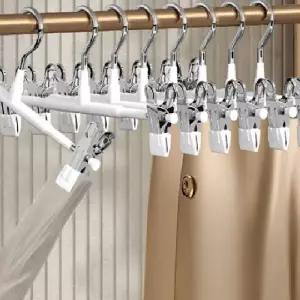 깔끔한 데일리 의류 수건 바지 수납 미끄럼 방지 집게걸이_24577528