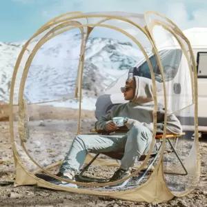 겨울 낚시 텐트 원터치 빙어 투명 방풍 동계 야외