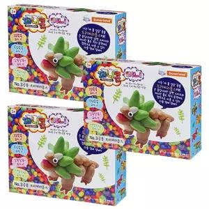 마리빙 매직콘 놀이 미니퍼니콘 키트 3P 플레이콘 트리케라톱스 공룡만들기