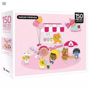 우유백 아이스크림 카카오프렌즈 퍼즐 놀이책 그림책 도서 타임 유아 150 어린이 직소