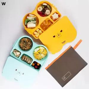 우유백 유아 아이별프렌즈 아동 도시락식판+파우치 신아기업