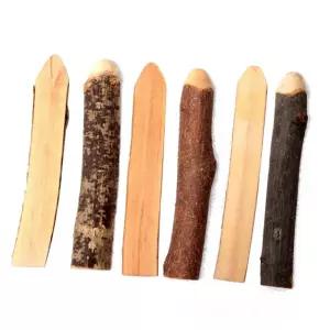 마리빙 기용품 공예 연필 미술 만들 자연나무 꾸미기재료 비즈 1SET 10cm 소품