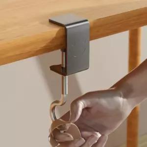 무타공 책상 가방걸이 다용도 클램프형