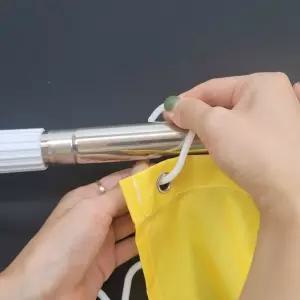 플라스틱 C형 커튼고리 커튼링 화이트