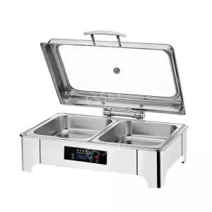 차핑디쉬 워머 가열 가열기 온도조절 접시 호텔 원형 뷔페 단칸