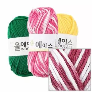뜨개실 NO.492 털실 에이스 4개입 뜨개질