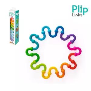 실리콘 무지개 사슬 고리 3살 오감발달 장난감 대근육발달 아기소근육