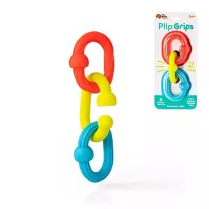 실리콘 연결 고리 6개월 아기 소근육 장난감 소근육발달 촉감완구 1세