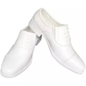 사이즈 군사 구두 결혼식 흰 흰색 가죽 신발 단색 메쉬 남성 큰