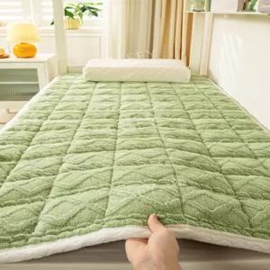 겨울침대패드 꽈배기 미끄럼 커버 담요 쿠션 보온밀크 니트 방지