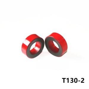 T130-2 스틸 페라이트 토로이드 코어 인덕터용 분말 레드 링 낮은 투과성 33x20x11mm