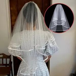 셀프 웨딩 촬영소품 라인 베일 면사포