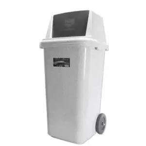 페달휴지통 무빙휴지통 바퀴휴지통 62리터 이동식휴지통 쓰레기통