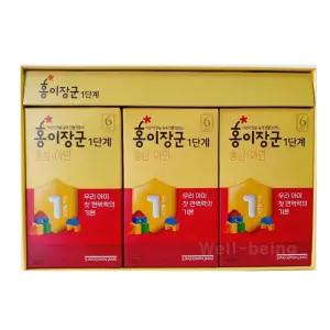 정관장 홍이장군 1단계 15mL 30포 성장기 어린이 영양 면역력