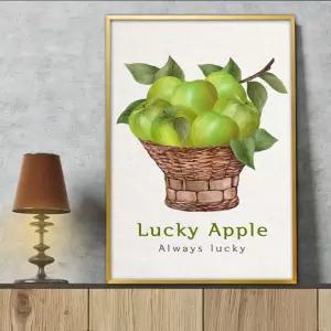 사과그림 액자 A3 3APP5 풍수그림 돈들어오는