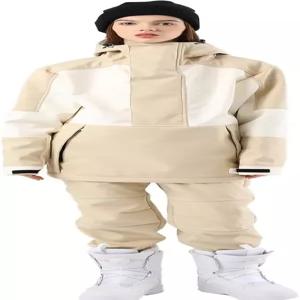 SEARIPE 여성 스키 재킷 및 바지 세트 커플 방풍 스키복 남성 방수 투피스 스노우슈트 겨울 스포츠용