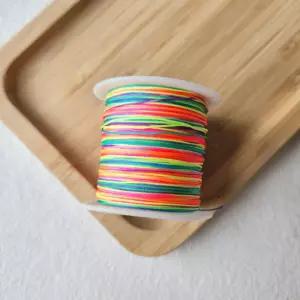 무지개끈 나일론 매듭실 40m