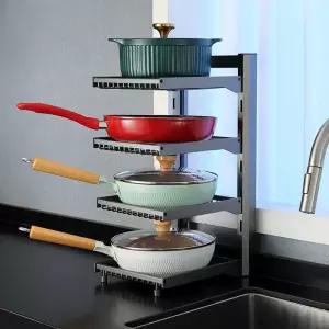 주방냄비랙 후라이팬거치 주방정리 냄비정리 가정용