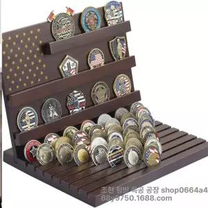 받침대 코인 주화 수집함 디스플레이 메달 거치대