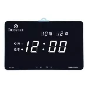 부품 로제르 LED 디지털 벽시계 (1개) EDC220W
