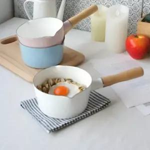 직화냄비 열전도율 높은 마시피렌체 파스텔 법랑 밀크팬